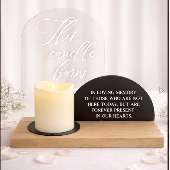 Sympathy In Loving Memory Candle - Picture 5 of 7